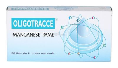 Oligotracce manganese/rame 20fiale 2ml