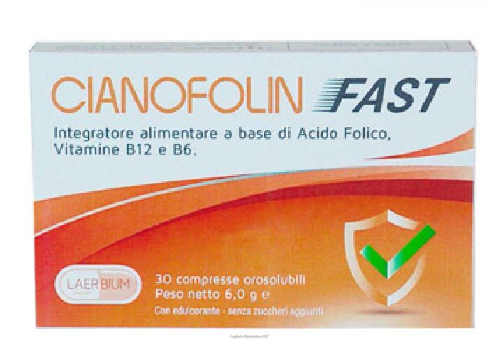 Cianofolin fast 30cpr 6g