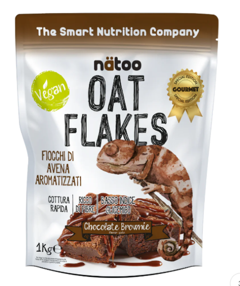 NATOO Oat Flakes Chocolat e Brownie 1 kg