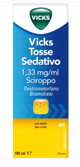 Vicks Tosse Sedativo 180ml Gusto Miele