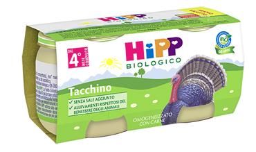 Hipp bio omogeneizzato tacchino 2x80g