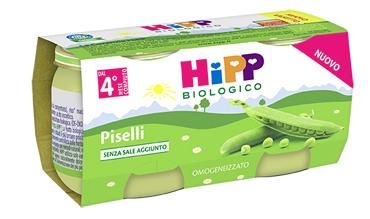 Hipp omog piselli 80g 2pz