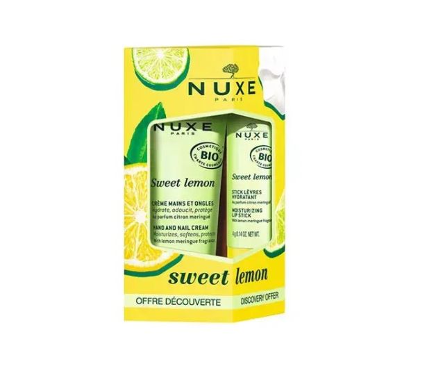 Nuxe Sweet Lemon Kit Stick Labbra 4 g + Crema Mani 30 ml