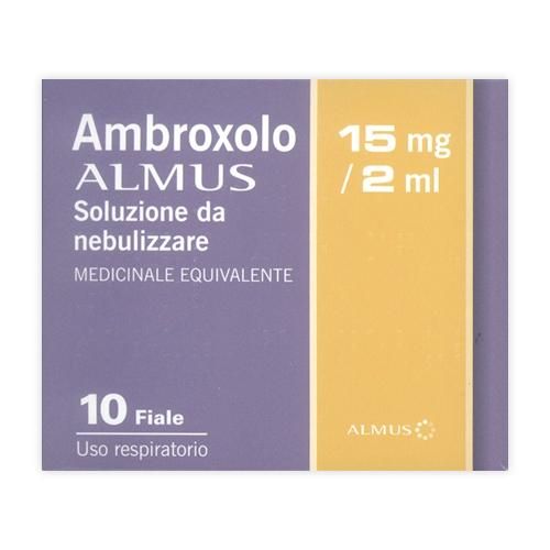 Ambroxolo a, 15mg/2ml soluzione da nebulizzare 10 fiale da 15ml