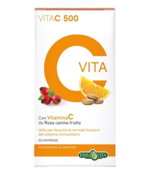 Erba Vita Vita C 500 integratore per sistema immunitario 30 compresse