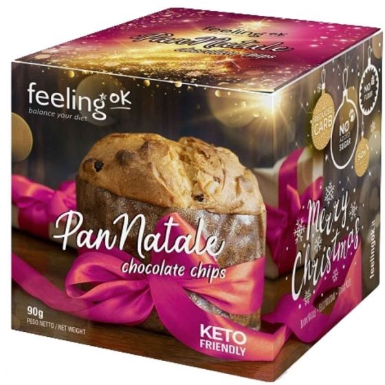 Feeling Ok Pan Natale Gocce di Cioccolato 90g