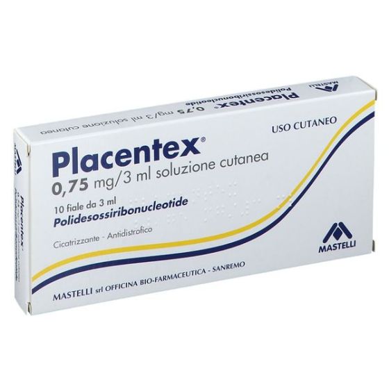 Placentex - Soluzione Cutanea Flaconcini Confezione 10X3 Ml