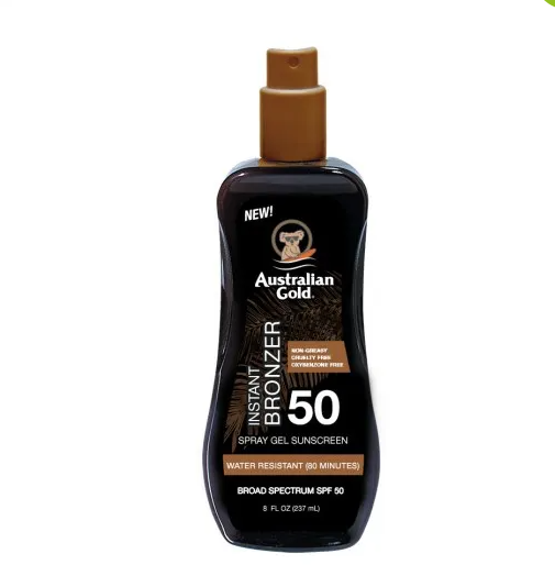 Australian Gold Instant Bronzer SPF50 Gel Spray 237ml