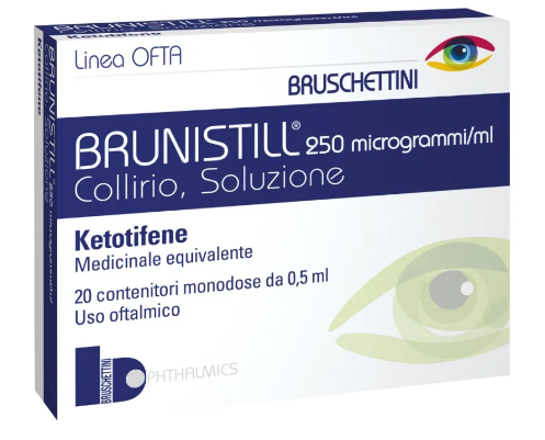 Brunistill Collirio 20 Flaconcini Da 0,5 ml 0,025 mcg